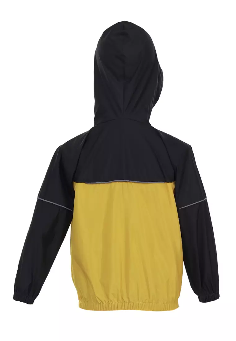 Jaren Jaket Anak Laki-laki Motif Kombinasi Warna Childrens Outerwear Material Parasut ORIGINAL - Gray Yellow