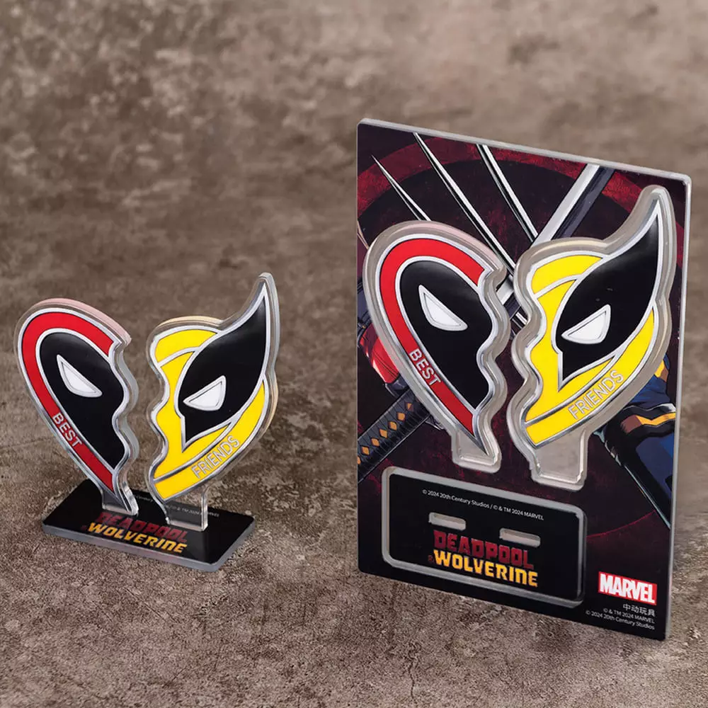 TOP GEAR DEADPOOL 3 MOVIE MINIATUR DEKORASI STAND AKRILIK S6 - MIX