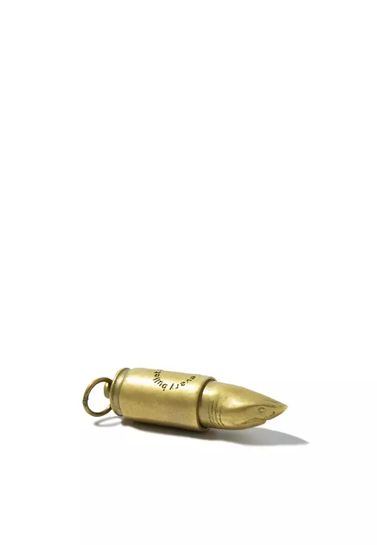 Gold shop bullet pendant