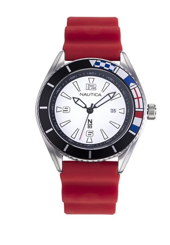 Jual Nautica Watch Nautica Jam Tangan Pria Urban Surf Napuss902 Merah Original Zalora Indonesia