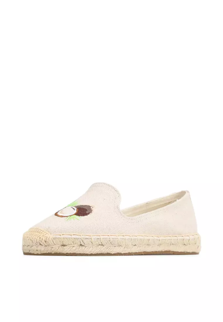 Embroidered Canvas Espadrilles HB45433