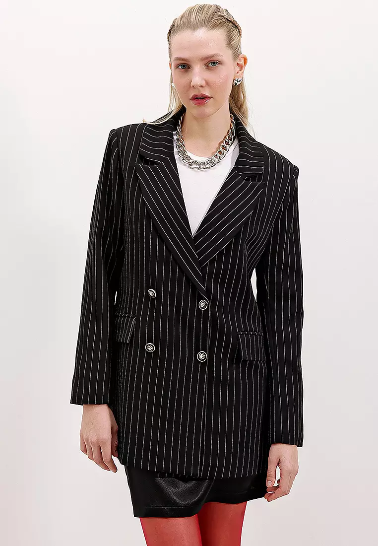 Striped Blazer Jacket