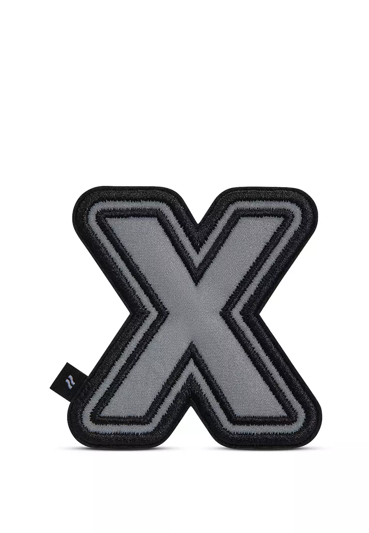 LOJEL Letter Patches Reflective - Alphabet "X"