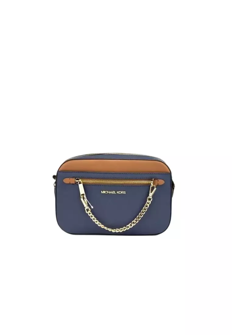 Michael kors jet new arrivals set crossbody navy