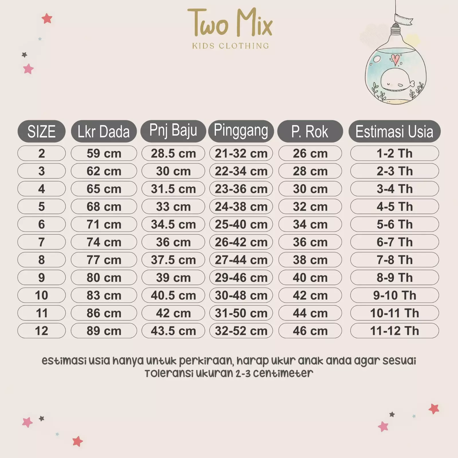 Two Mix - Mariposa Set Setelan Baju Anak Perempuan Korean Style 1-12 Tahun 4402 Hijau