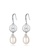 Rouse silver S925 Pearl Geometric Stud Earrings 38C45AC21717E4GS_1