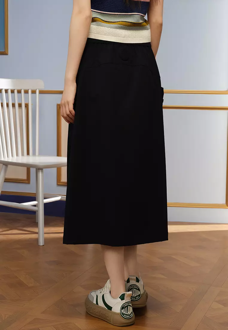 WOMEN'S CARGO MIDI SKIRT
