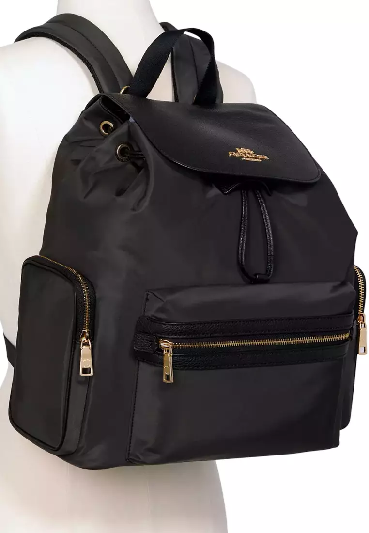 Nylon Baby Backpack Bag - Black C6808