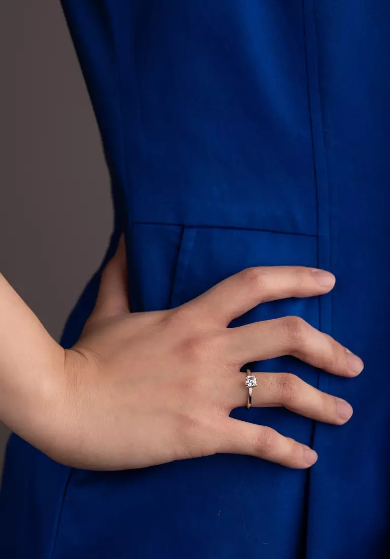 Swarovski zirconia hotsell ring