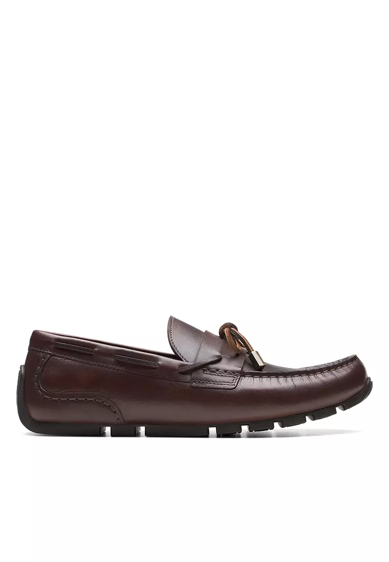 Discount on Clarks  shoes - SKU: Oswick Step Loafers Dark Brown