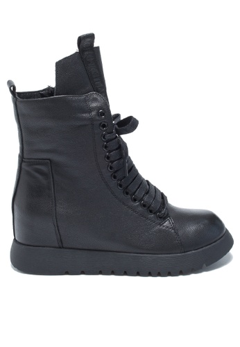 Twenty Eight Shoes black Hidden Heel Leather Martin Boots T65603-5D 650A3SHE2EBABCGS_1