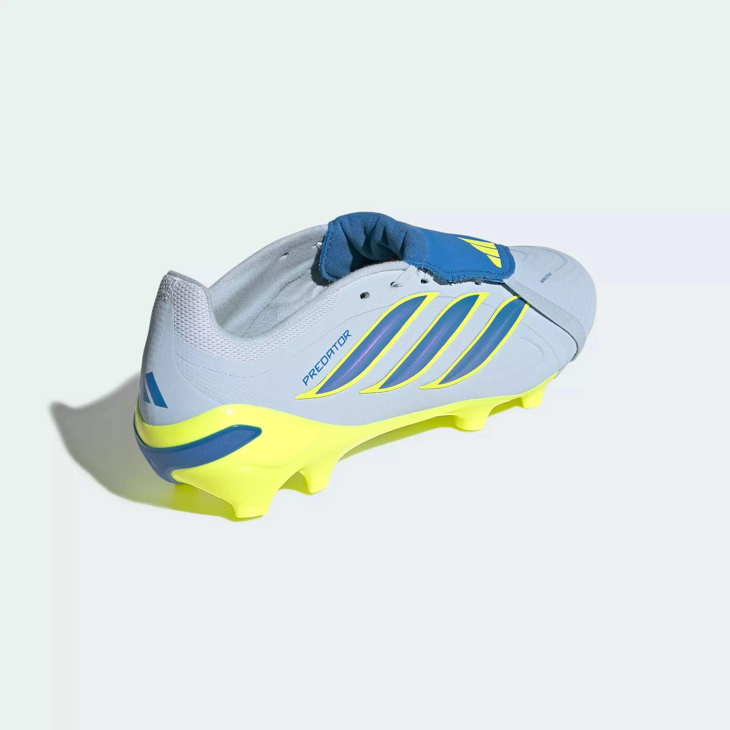 Football Predator League Fold-Over Tongue Firm Ground Football Boots Unisex Blue JS0423
