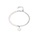 Glamorousky white 925 Sterling Silver Fashion Elegant Shell Freshwater Pearl Stitched Cubic Zirconia Bracelet 696B1ACAFA4391GS_1