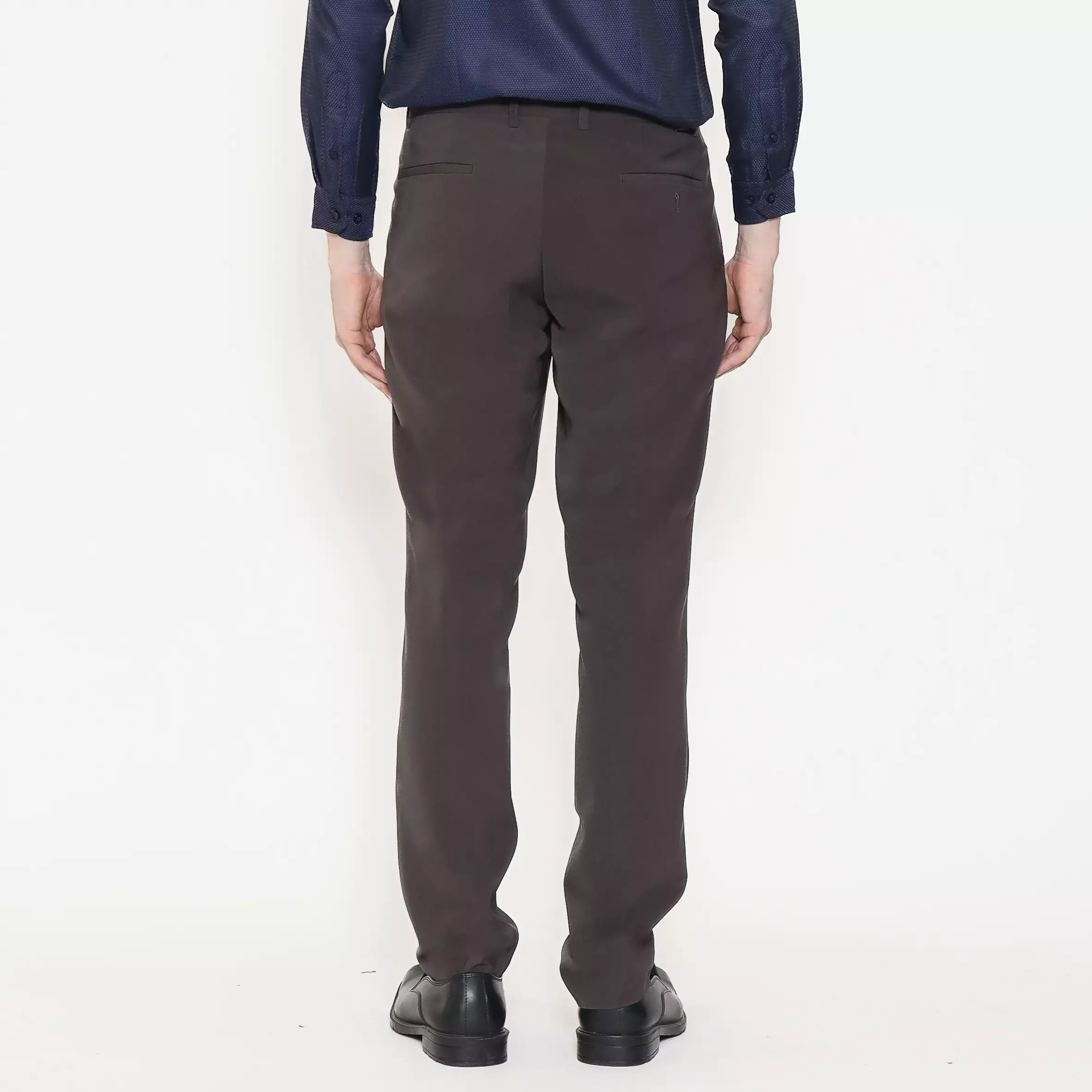 Schoeller Celana Panjang Formal Pria Slim Fit, Reguler Fit – Grey – VERTU