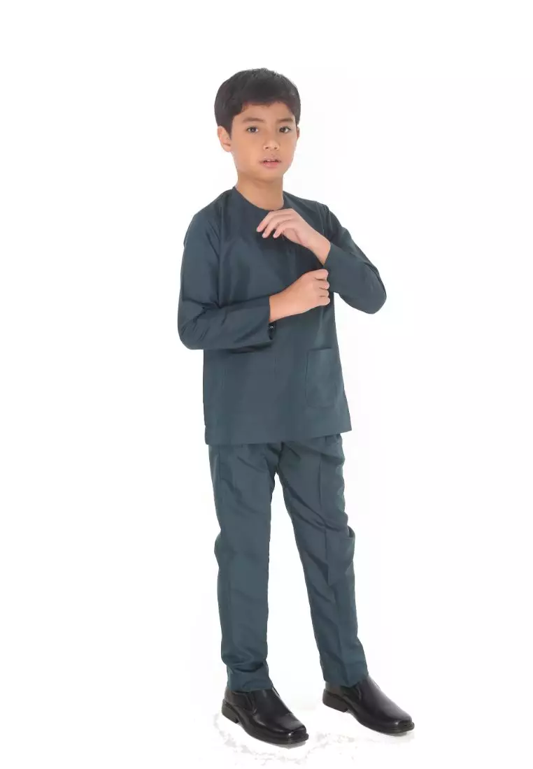 Baju Melayu Moden Teluk Belanga For Kids
