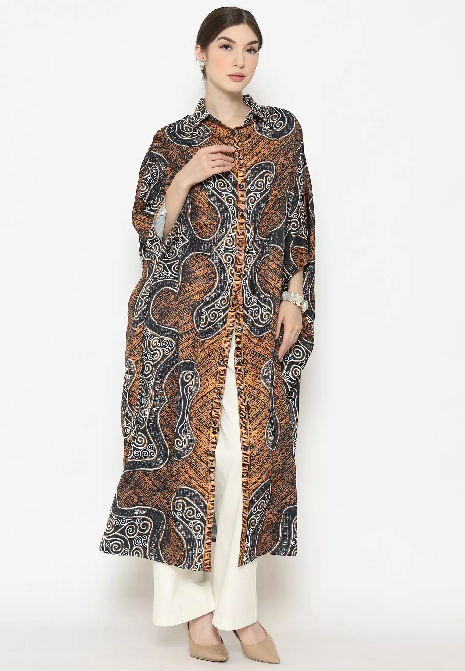 Kanzi Collared Kaftan