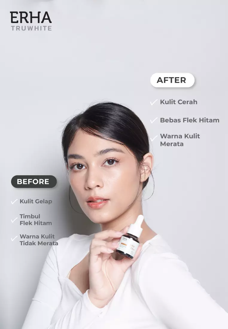 ERHA Truwhite 3% Txa & Hexyl Resorcinol Active Glow Booster 15Ml - Booster Pencerah