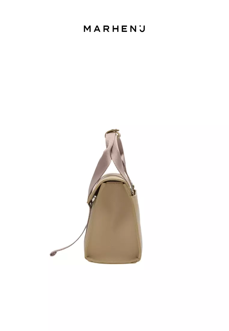 LUDY Vegan Leather Crossbody Bag Sand Beige