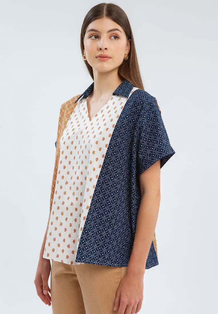 Minimal Nastira Shirt Multi Color Colour Multi Color