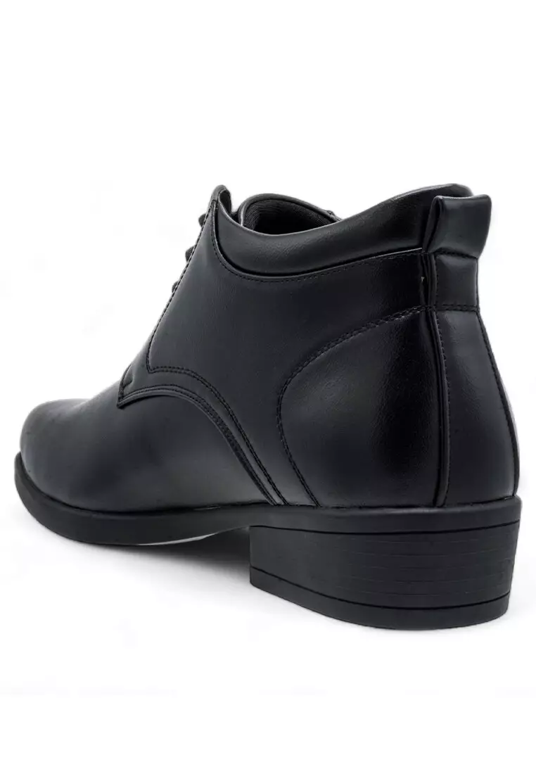 Men Lace Up Mid Cut Boots - 240311255