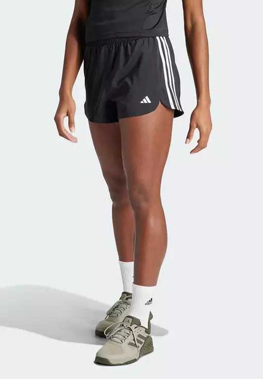 Pacer Training 3-Stripes Woven High-Rise Shorts
