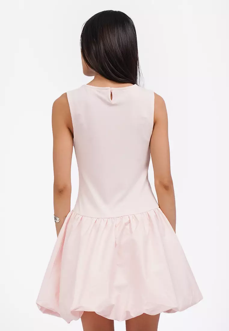 Sleeveless Balloon Mini Dress