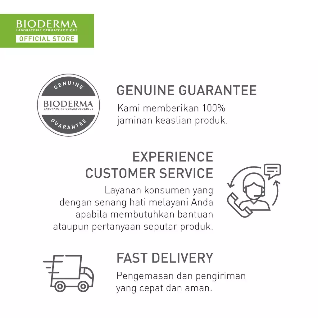 Bioderma Sebium Gel Moussant 200 ml - Facial Wash untuk Kulit Kombinasi / Berminyak / Berjerawat