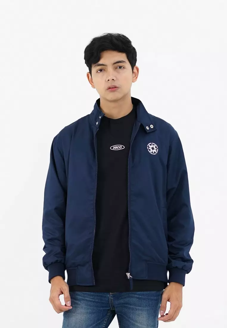 3Second Men's Bomber Jacket Regular Fit Taslan Arna OL-C041224