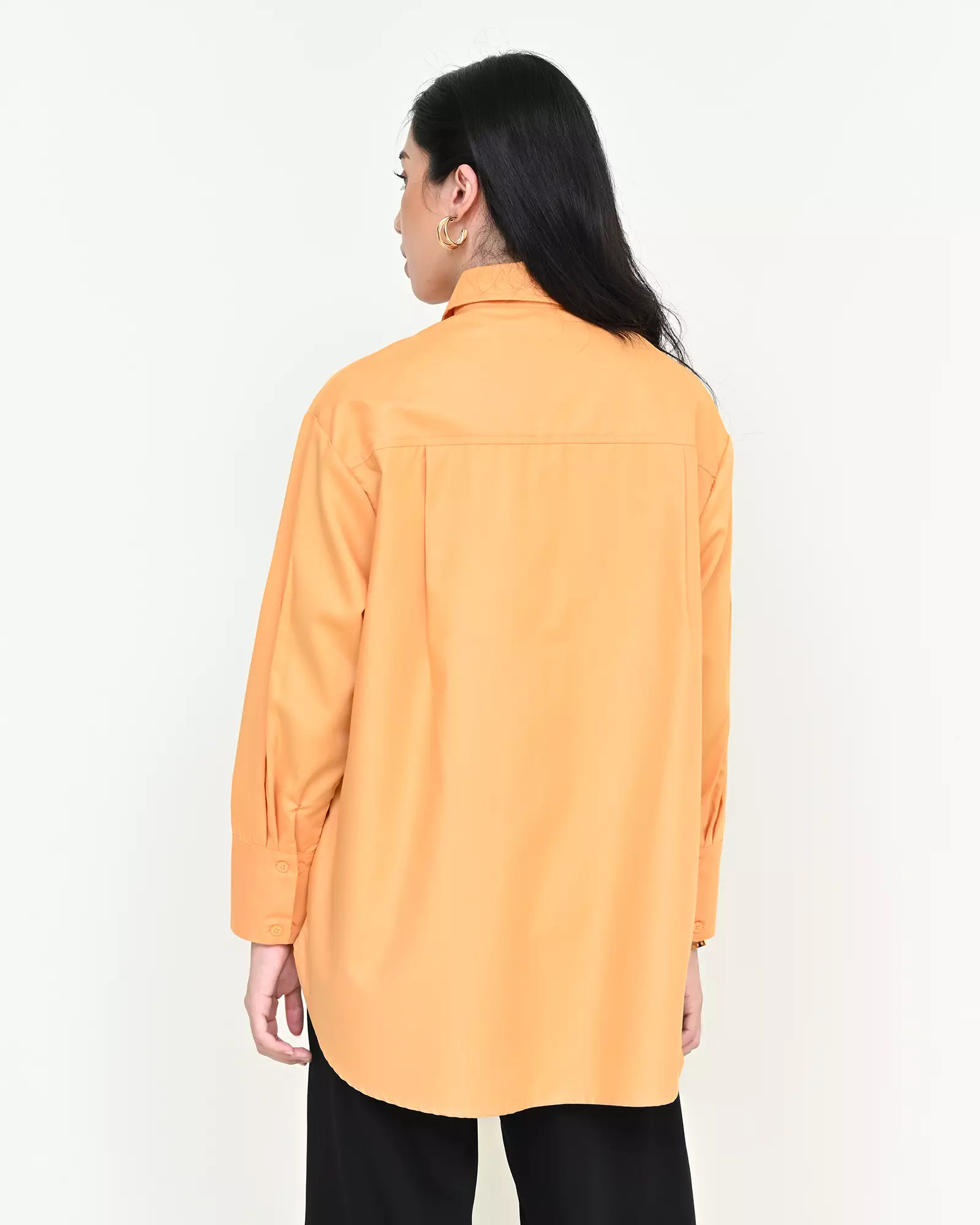 Geulis.id PIPER SHIRT / KEMEJA OVERSIZE WANITA - SUNKIST