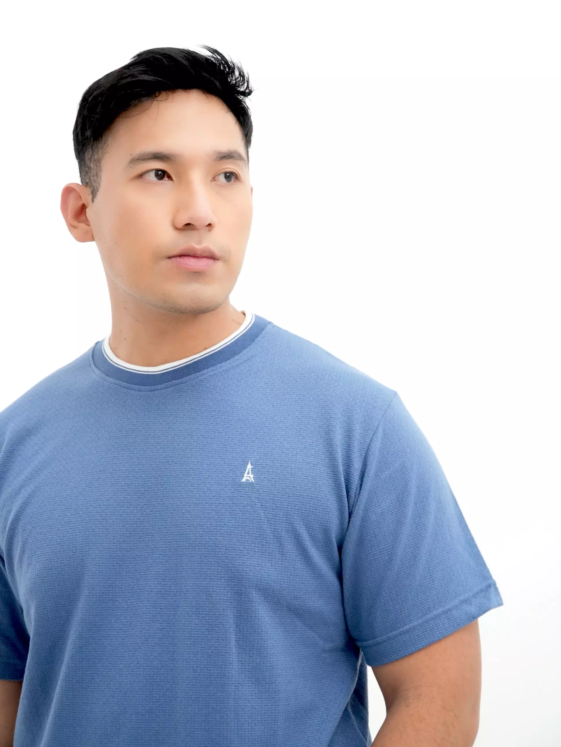 Kaos Oblong T-Shirt Biru 3456