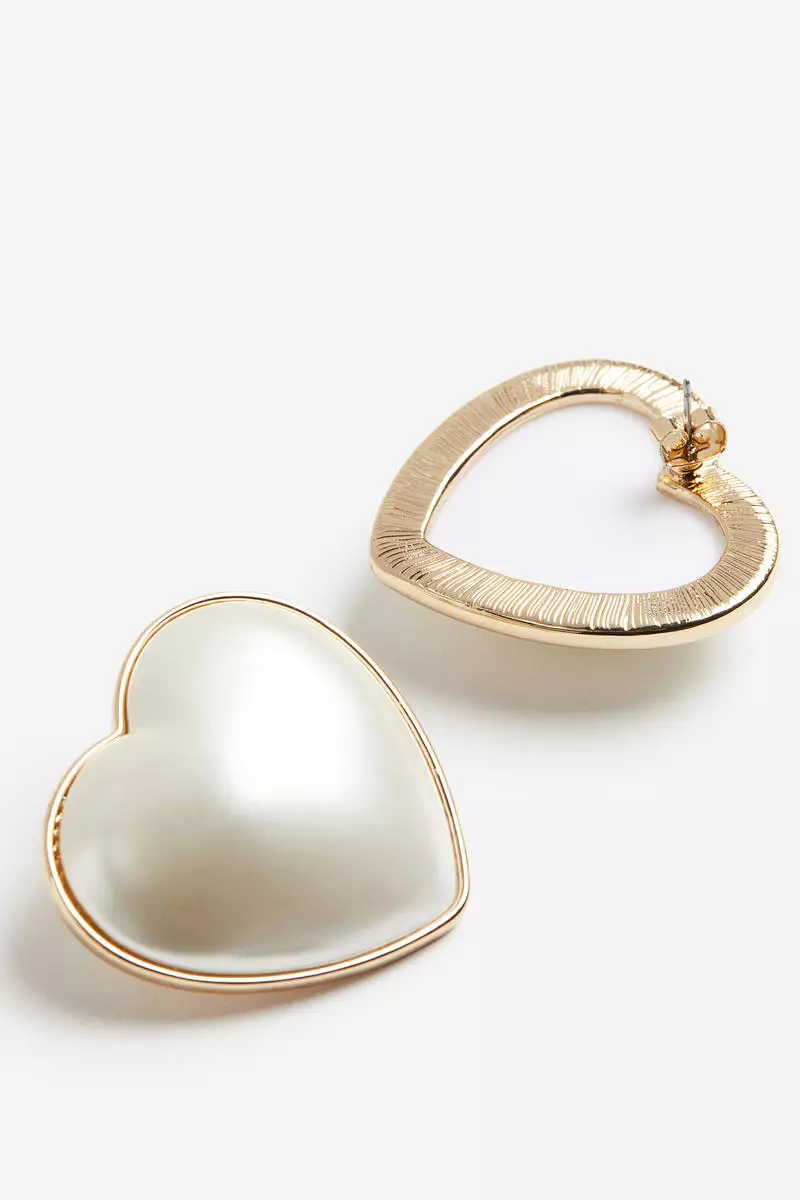 Heart shaped earrings sale online