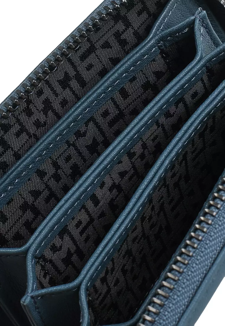 Le Pliage Cuir Zipped Card Holder (tr)