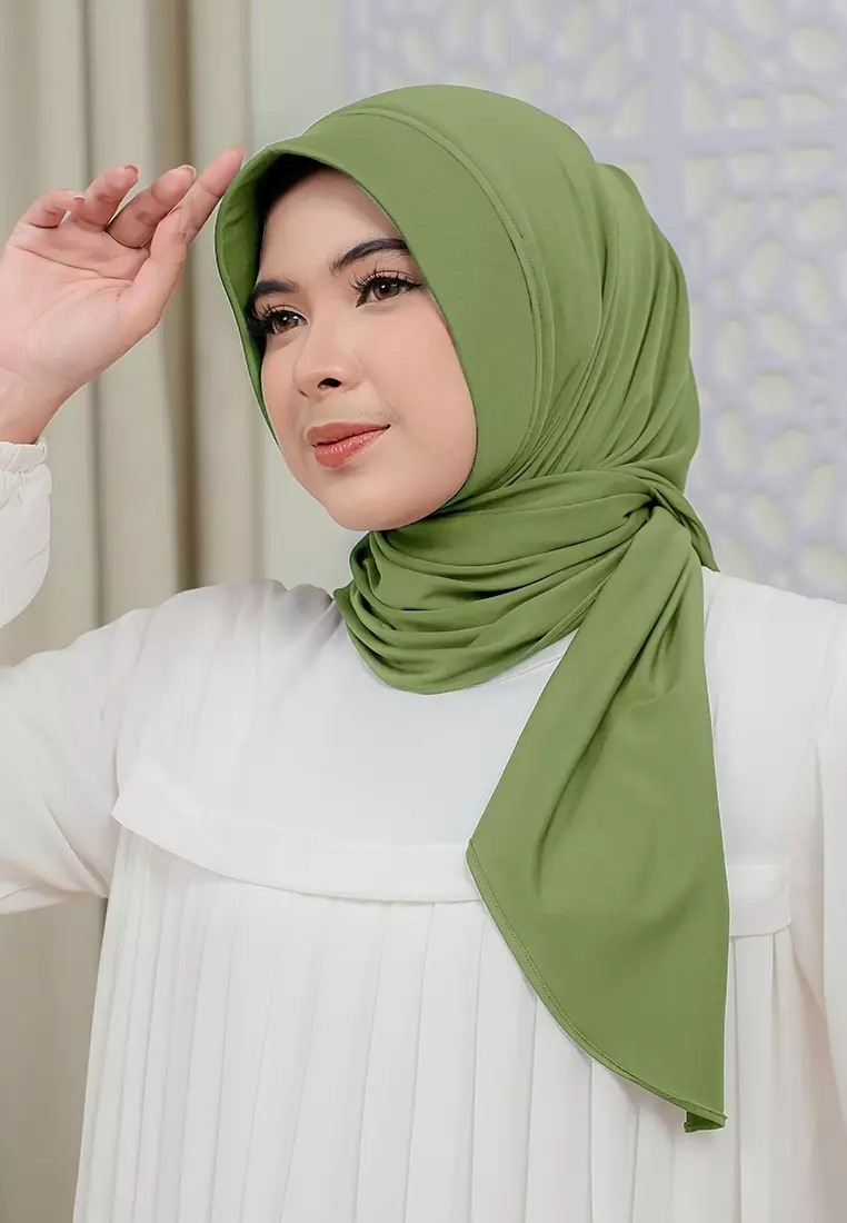 HIJAB INSTAN SOFTPAD AMEENA - COOL GREEN