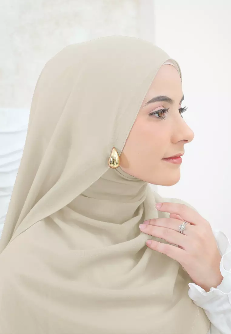 Cotton Bee - Ramya Shawl | Pashmina Viscose - Buttercream