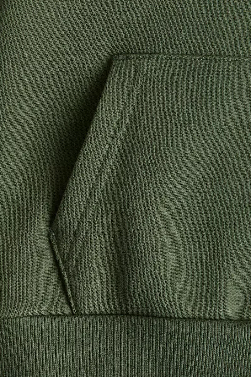 Brushed-inside hoodie