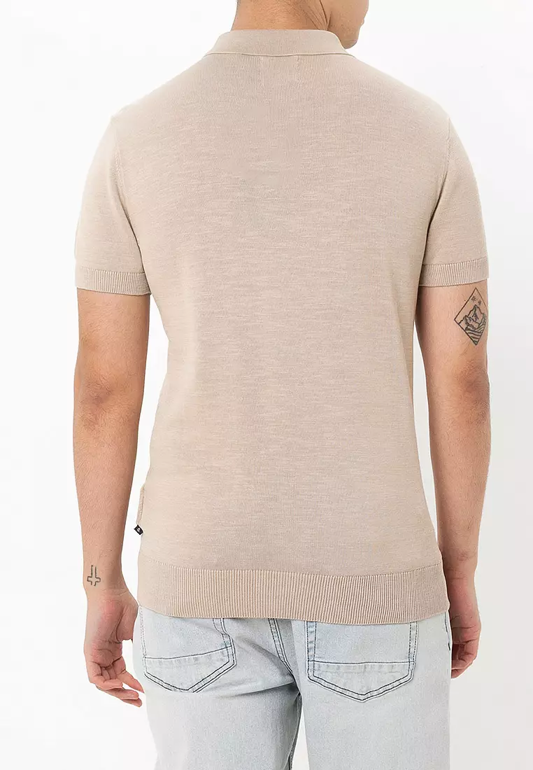 Knitted Polo Shirt
