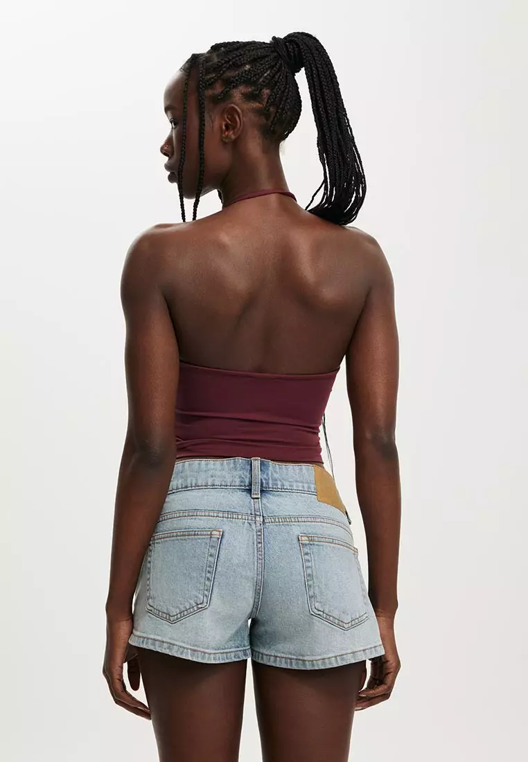 Micro Low Denim Short