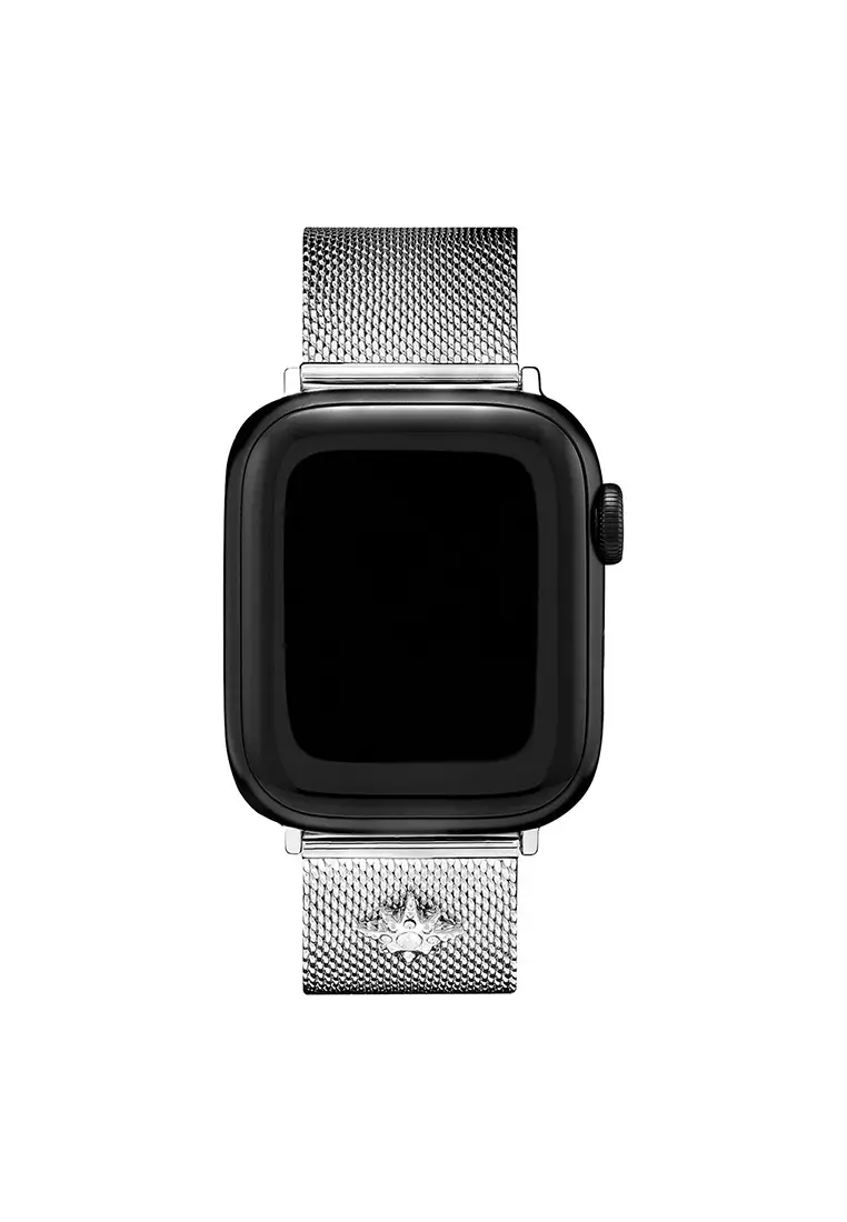 Buy Olivia Burton Olivia Burton Womens Celestial Silver Mesh Apple
