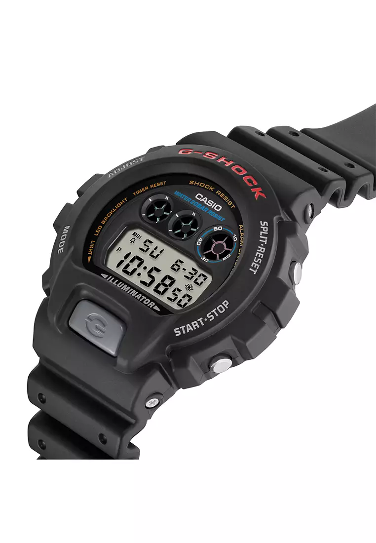 Casio G-Shock - Jam Tangan Digital Pria - Black Case Black Resin Strap - DW-6900U-1DG