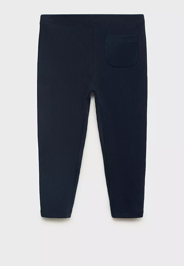 Cotton Ribbed Leggings