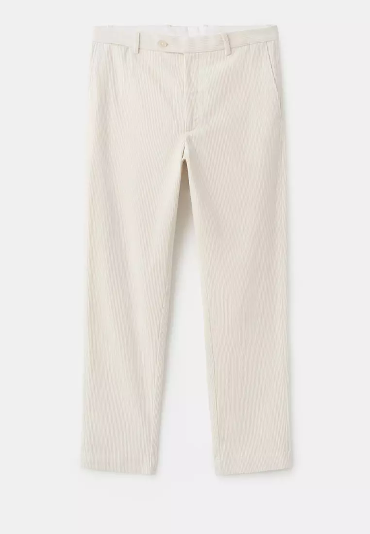 Corduroy Regular-Fit Trousers