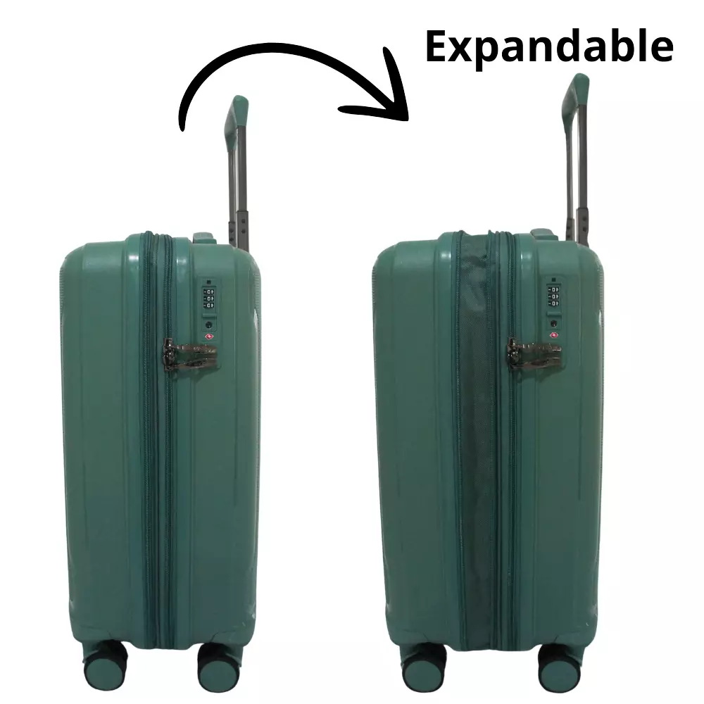 Navy Club Aulus Koper Hardcase - Fiber PP 4 Roda Putar TSA Lock - Size 20 Inch