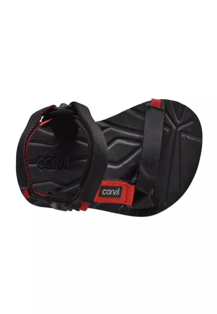 Carvil Sandal Gunung Pria Volker -GM Black/Red