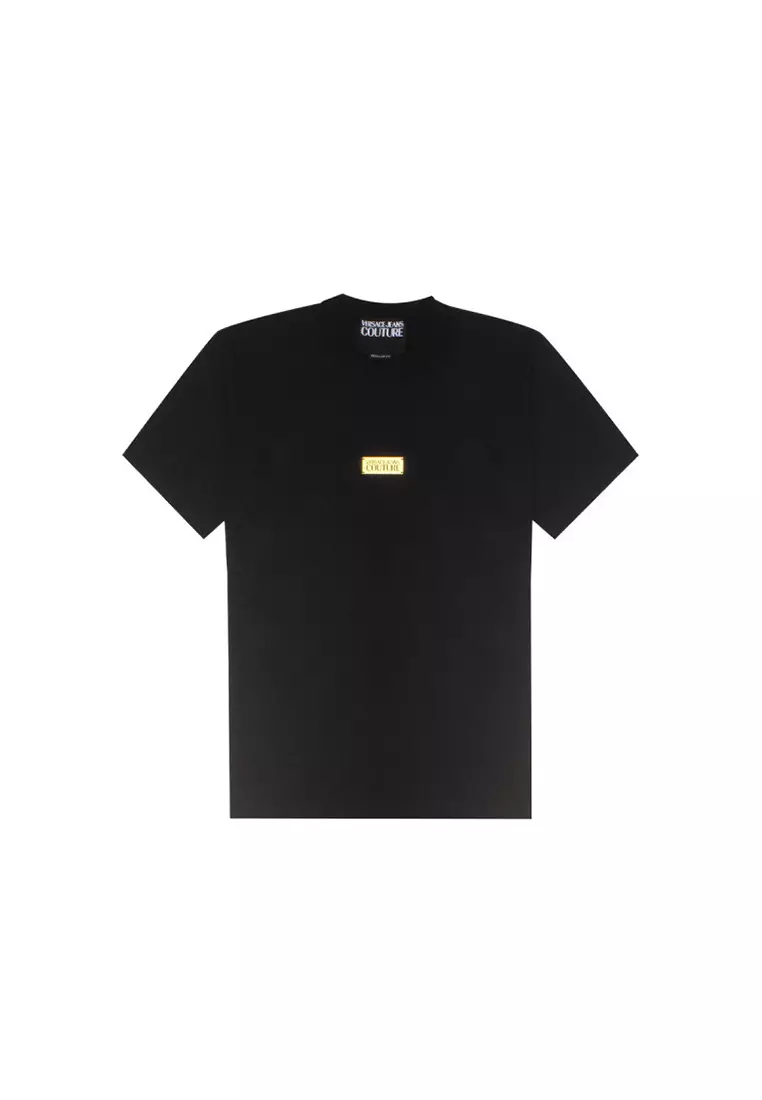 Buy Versace Men'S Short Sleeve In Black Au77Gaht08 Cj00T Online