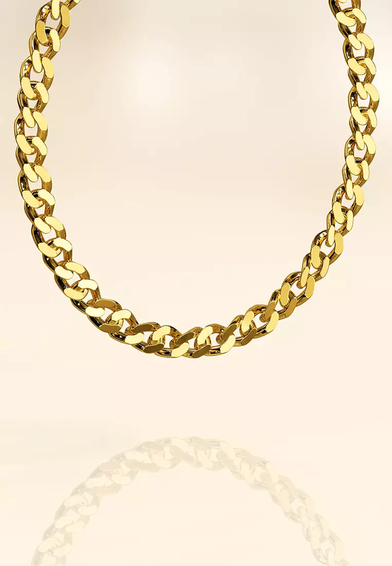 Mens gold link chain hot sale