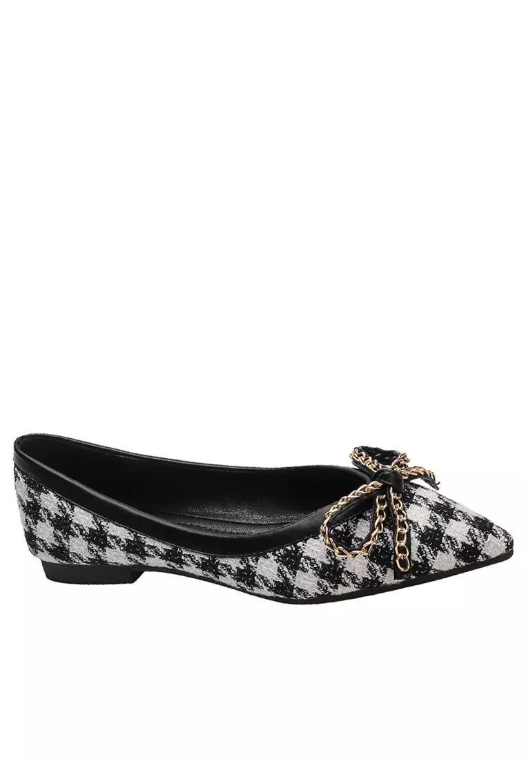 Discount on Twenty Eight Shoes  shoes - SKU: Bow Knot Pointed Flat Shoes Ww373-20