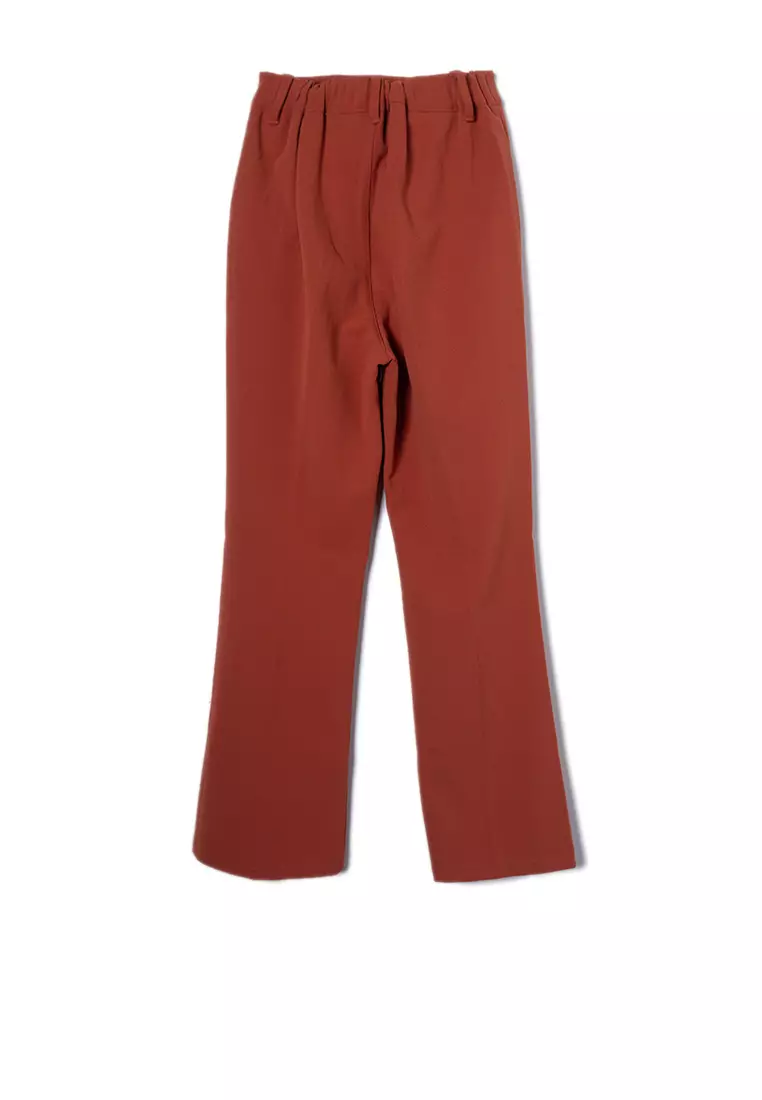 Buy GLOBAL WORK Slim Fit Flared Trousers Online ZALORA Malaysia