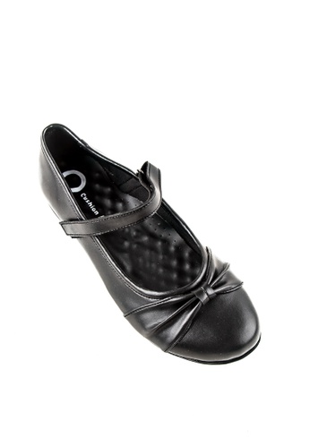 Otto black Velcro Strap Shoes 20C97SHDC9822FGS_1