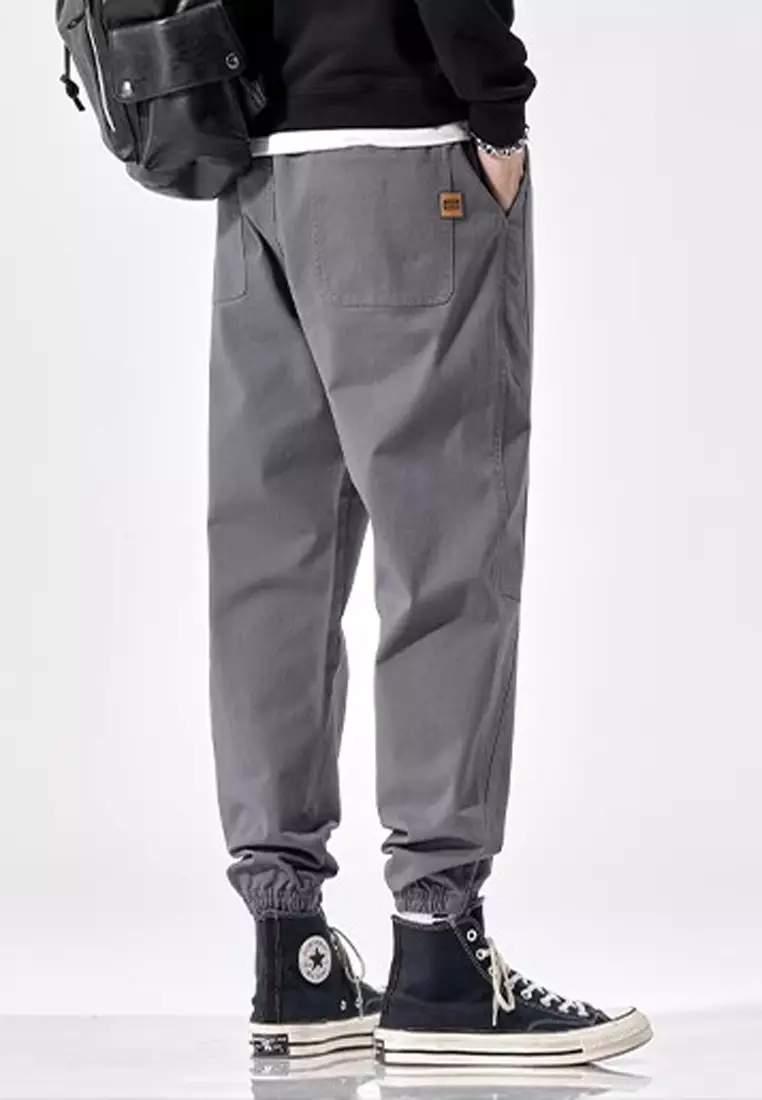 Drawstring Slim Jogger Pants