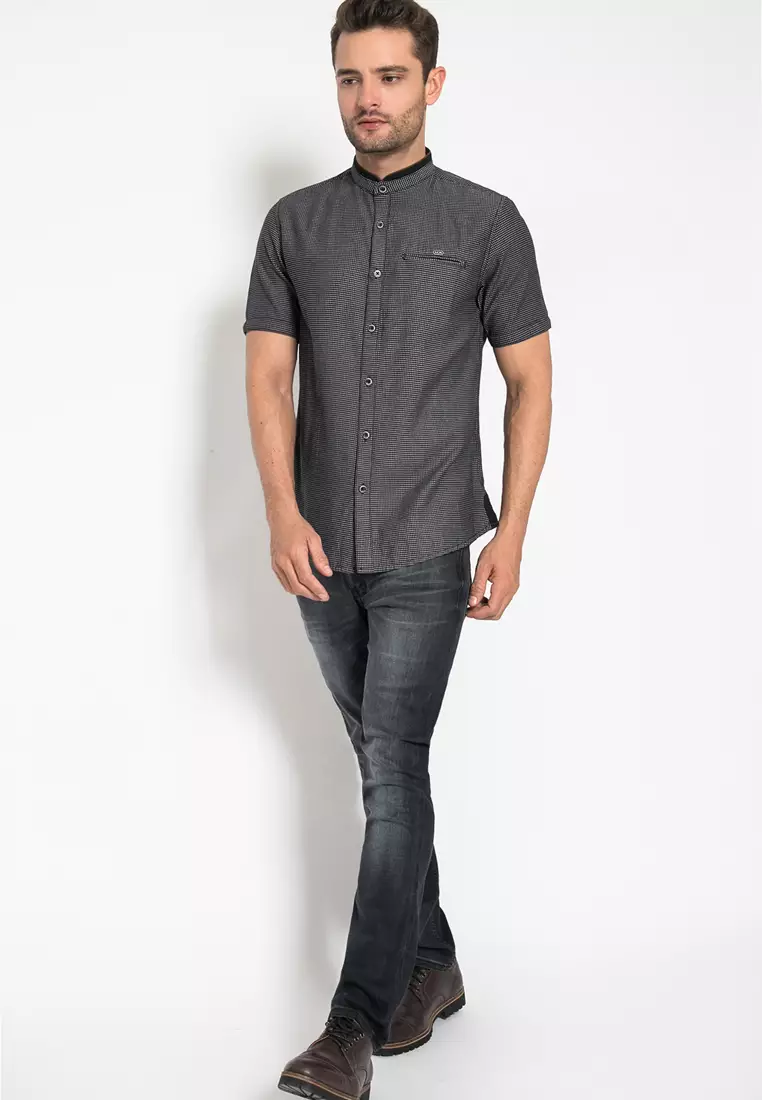 LGS - Kemeja Pria Casual - Lengan Pendek - JSH.390.S935F.749.C